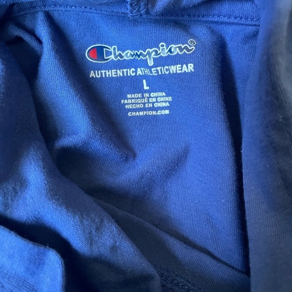 Kids Champion tee shirt style hoodie - Picture 2 of 4